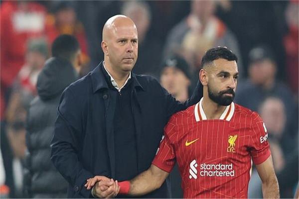 سلوت يتحدث عن أداء محمد صلاح: هدف واحد خلال 3 مباريات